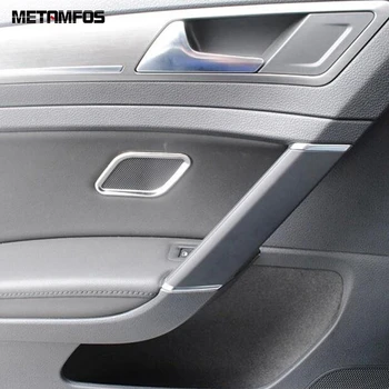 

For Volkswagen Golf 7 2014-2017 2018 2019 Door Loudspeaker Audio Speaker Cover Trim Decoration Frame Accessories Car Styling