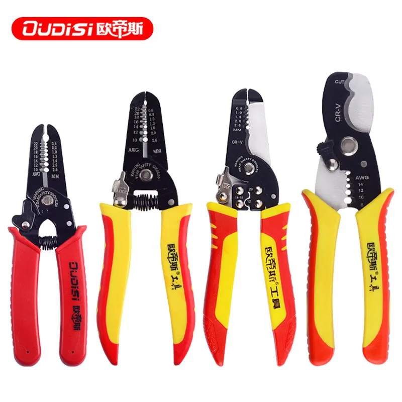 

Multi-functional Wire Stripper Electrician Wire Stripper Maker Wire Pressure Cable Stripping Knife Pulling Wire Tool Scissors Li