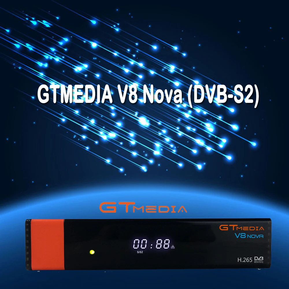 Спутниковый искатель Gtmedia V8 Nova встроенный wifi freesat 7 линия cccam v9 супер DVB-S2 1 год Cccam 7Cline DDR/1G бит Испания Европа