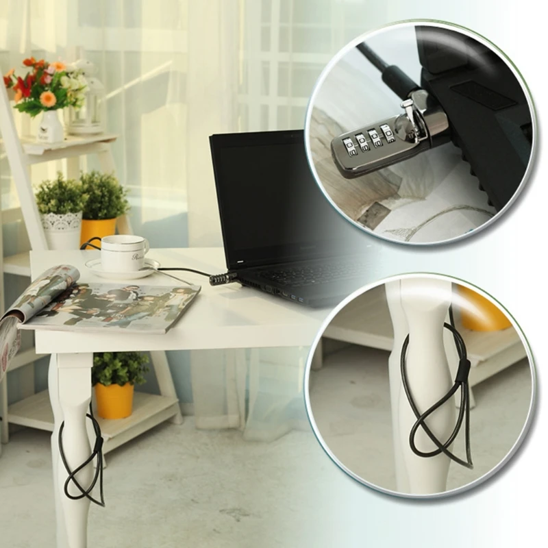 kensington Anti-Theft Cable Lock for Laptops PC Monitor Other Devices