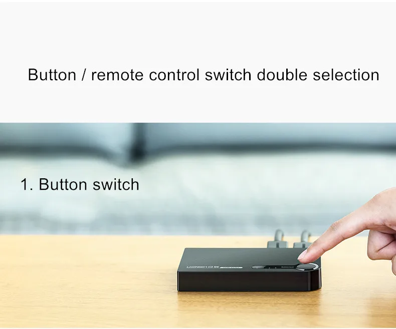 HDMI коммутатор 3 входа 1 выход аудио видео компьютер хост экран телеприставка сигнал ноутбук проектор ТВ HD 4 к сплит-экран disp