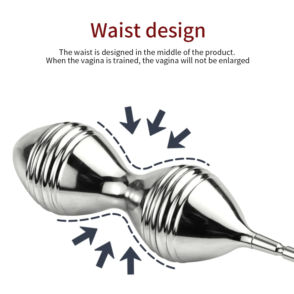 Unisex Aluminum Smart Vaginal Ball Kegel Ball Ben Wa Ball Vagina Tighten Exercise Machine Vaginal G