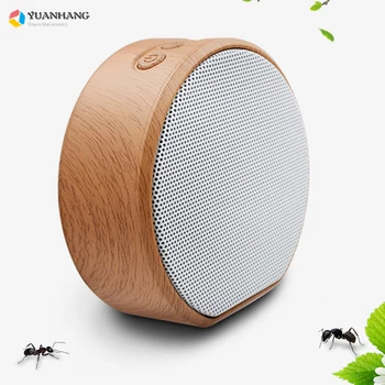 

Mini Portable Wood Wireless Bluetooth 3D Surrond Clock Alarm Mp3 Music Creative Speaker Loudspeaker with TF Card Handfree Mic