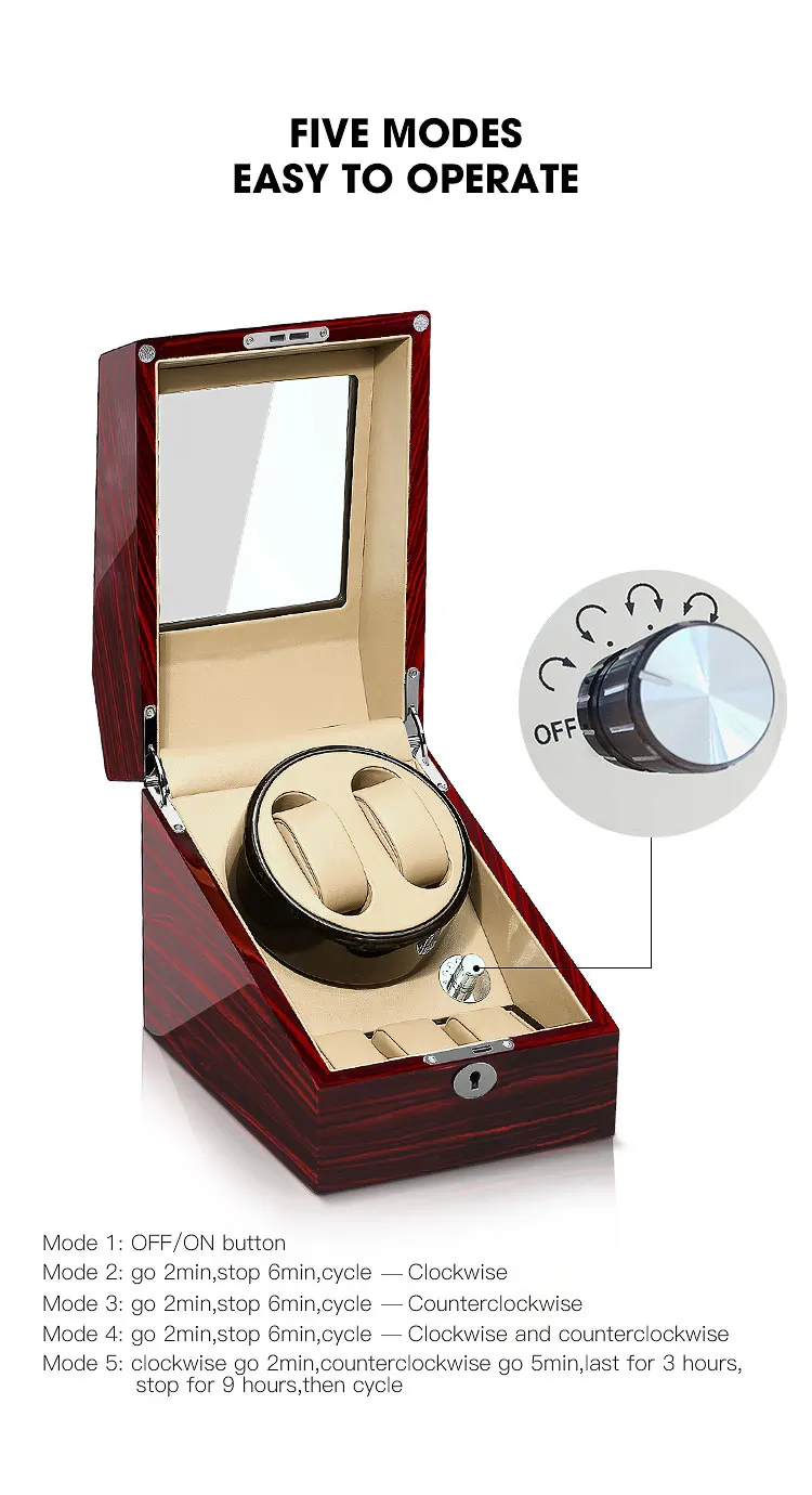 Двойные часы Winder Box Ewelry мотор механический-часы Winder шейкер часы дисплей автоматические часы Winder