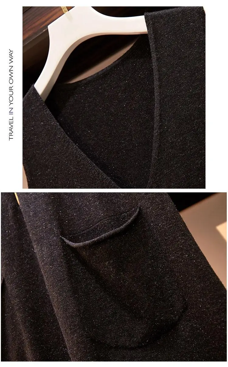 5XL, комплект из 2 предметов, женское платье большого размера до колена, вязаный свитер, платье для офиса, зимнее платье большого размера, комплект из двух предметов