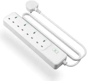 

Smart WiFi Surge Protector 4 AC Outlets, Alexa & Google Assistant & IFTTT & SmartThings Supported, App Remote Control MSS420FUK