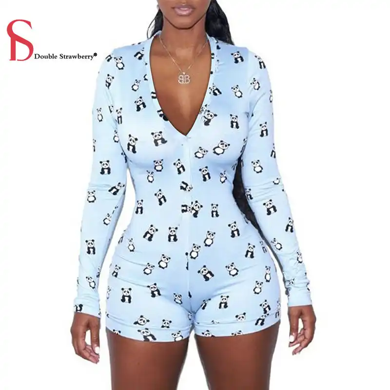 strawberry romper womens