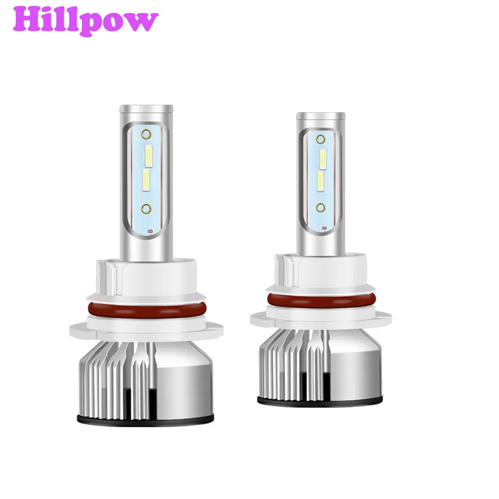 

Hillpow H4 H7 LED H1 H3 H11 H8 H9 HB4 HB3 9005 9007 LED Headlight Bulb Car Light Lamp Fog Lights 72W 3000K 4300K 6500K