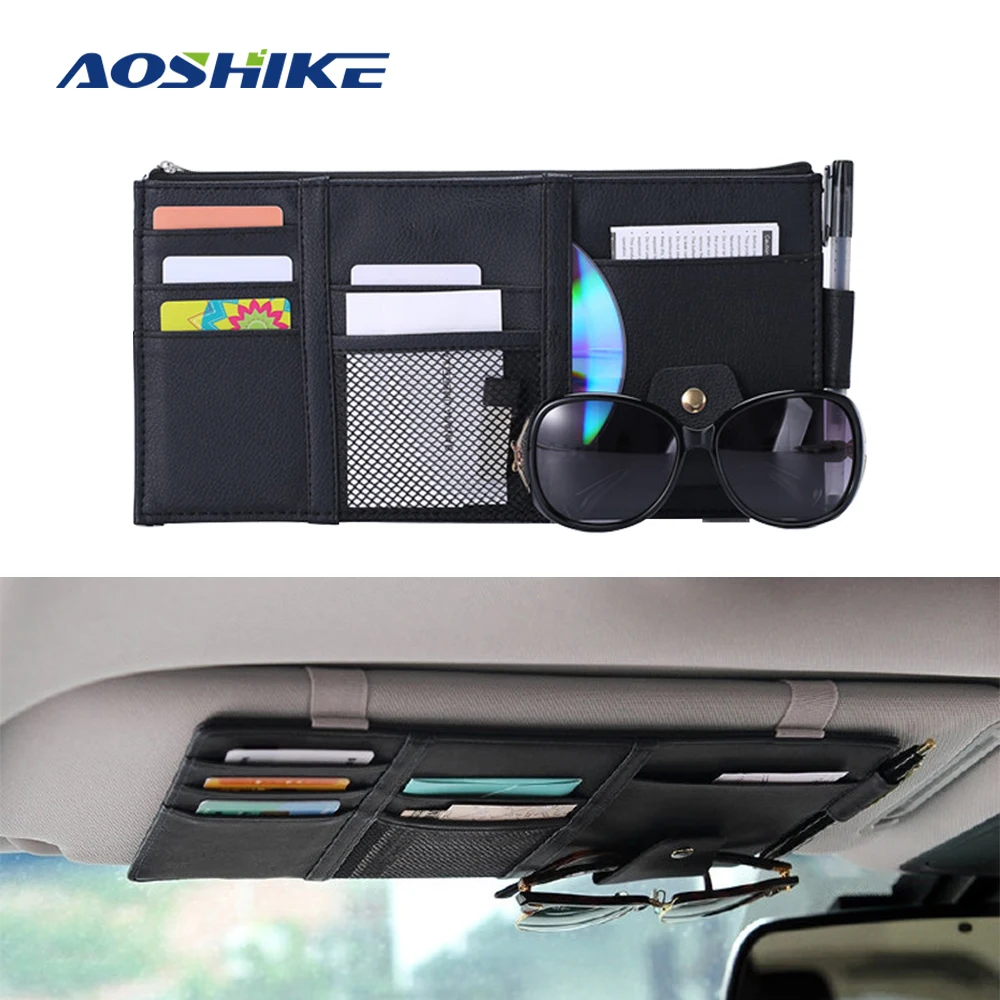 AOSHIKE автомобильный органайзер для солнцезащитного козырька автомобильные Сумки