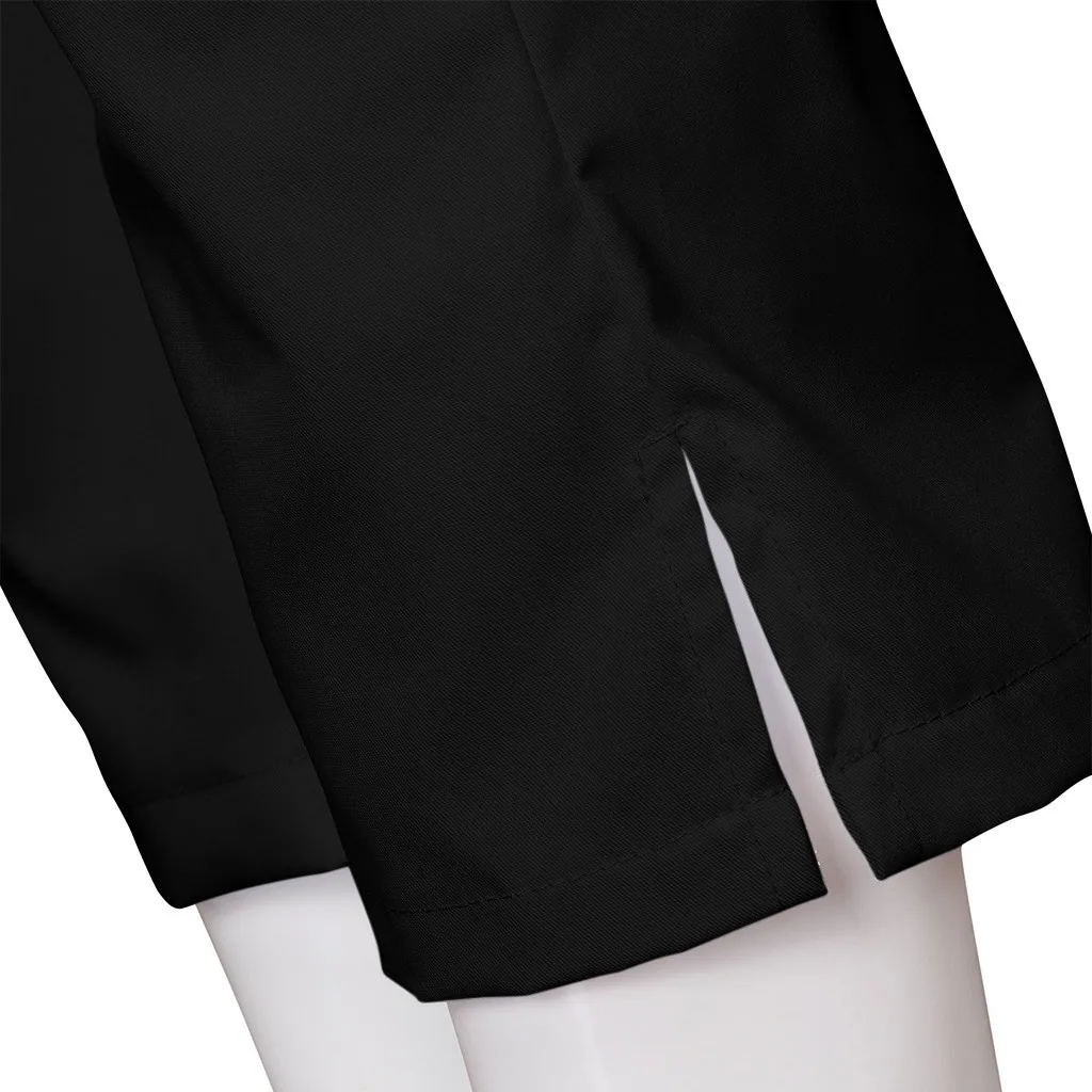 Plus Size Nurse Uniform Flare Leg Pant With Pocket Ladies Loose Work Clothes Summer Women Pants Solid Clinic Uniforms A50