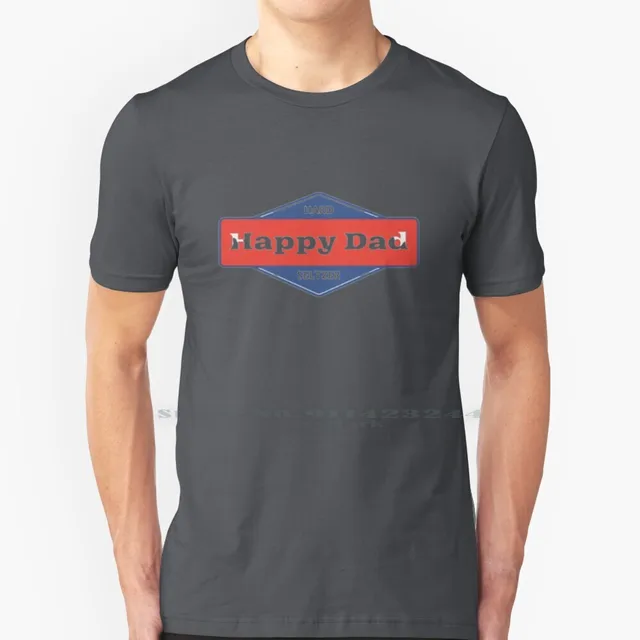 Kaus Happy Dad Seltzer 100% Katun Murni 