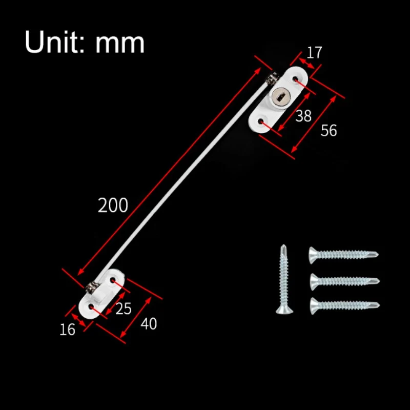 Home Baby Care Window Security Chain Lock Sliding Door Kids Safety Protection Lock Buckle Anti-Theft Locks #22