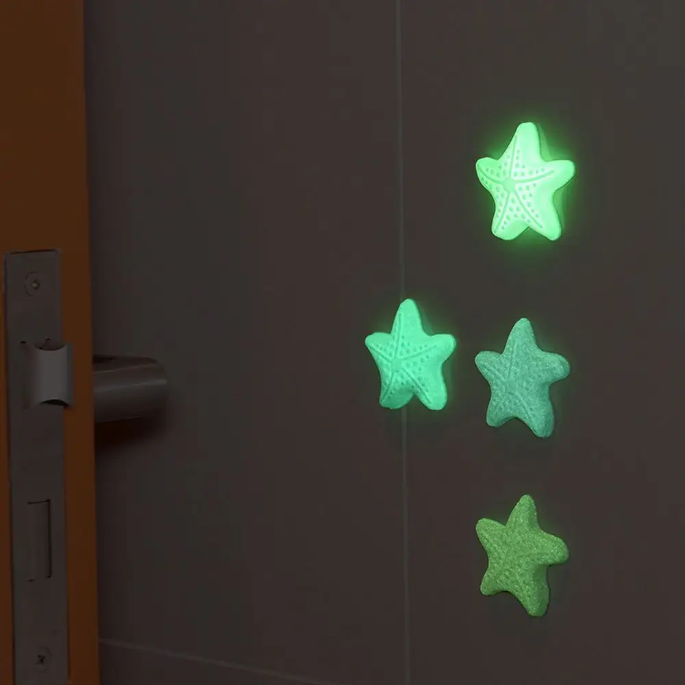 

3D Stars Glow In The Dark Luminous on Wall Stickers for Kids Room Living Room Wall Decal Self Adhesive Door Stop