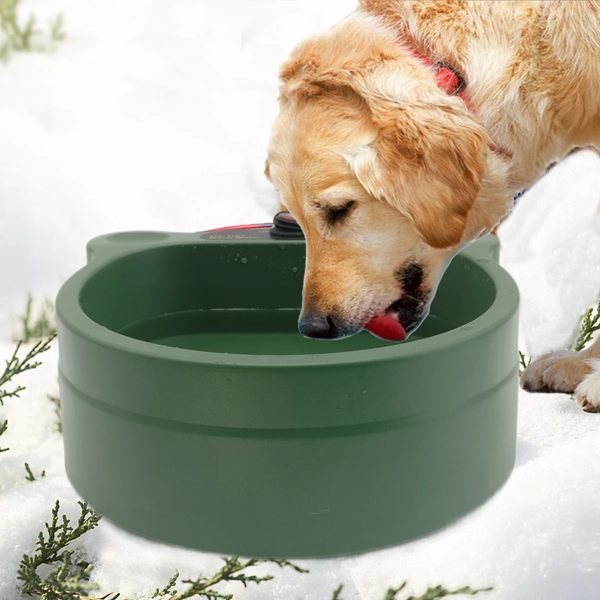 Чаша с подогревом для домашних животных, для улицы, для собак, термальная вода, бант, для зимы, с подогревом, теплая миска для домашних животных, для собак, кошек, куриц, белок