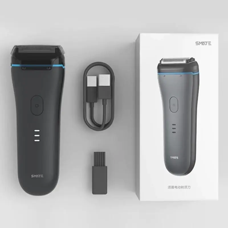 Xiaomi Smate электробритва Mijia моющийся 3 лезвия бритвенный станок type-C перезаряжаемый триммер для бороды бритва для мужчин