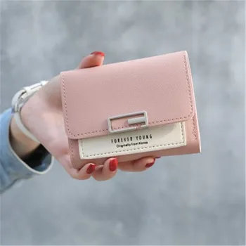 

Short Wallets Leather Women Wallets Fashion Wallet Student Coin Purse Card Holder Ladies Clutch Bag Small Coin Purse