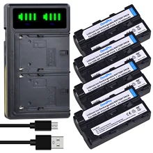 2600mAh NP-F550 NP-F570 NP F550 F330 NPF 550 Rechargeable Battery Batteries for Sony NP-F530 NP-F570 NP-F750 CCD-RV100 + Charger