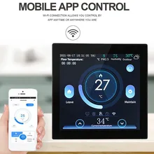 Wi-Fi Smart Programmable Thermostat Schedule APP Remote Controller Voice Control Compatible With Assistant Controller 3A