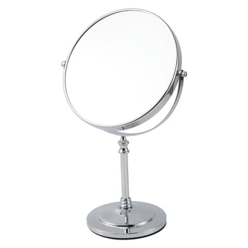 

1PC Makeup Mirror Durable 360 Degree Rotation Double Sided Magnification Cosmetic Mirror Vanity Mirror for Bathroom Bedroom