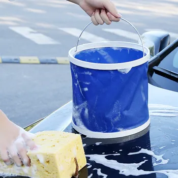 

Waterproof Folding Bucket Is Convenient Eco-Friendly Wear Resistant Folding Bucket Car Wash Maintenance Car Bucket
