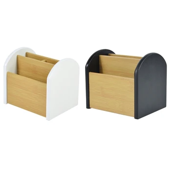 

Rotating Remote Control Holder Desk Storage Organizer Box Stationery Container M17D