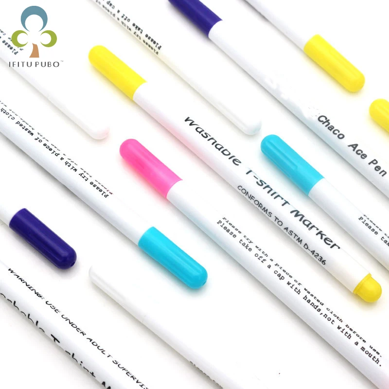 4 шт одежда водопотребление ручка водорастворимые ручка гидролизная ручка автоматический фейдер ручка растворимый маркер для ткани ручка LXX