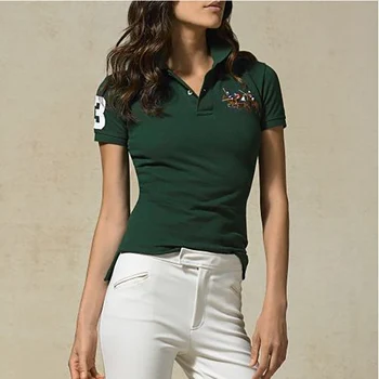 

Top quality polos mujer 2020 summer new Polo women's shirt Breathable polo shirts cotton casual solid colour lady tees fashion