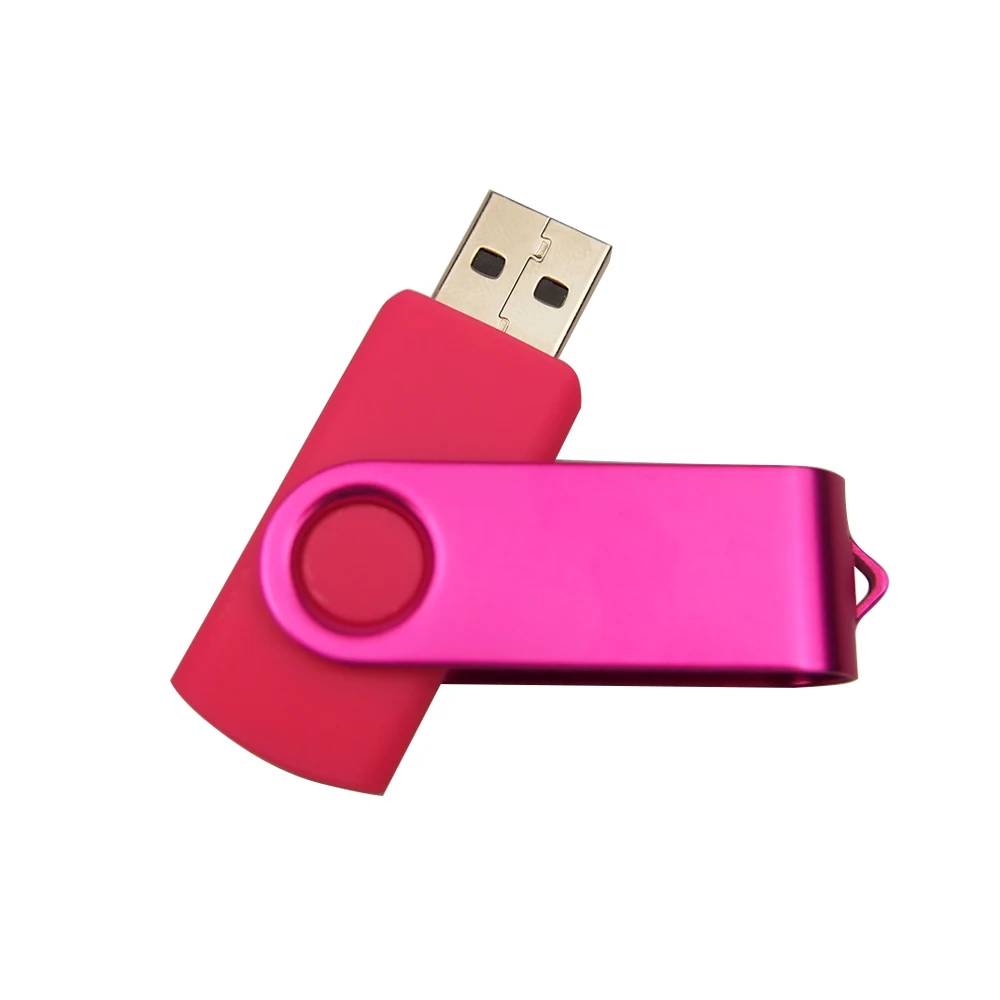 500 шт./лот USB флэш-накопитель 2,0 128MB Пользовательский логотип реальная емкость - Цвет: pink 2.0