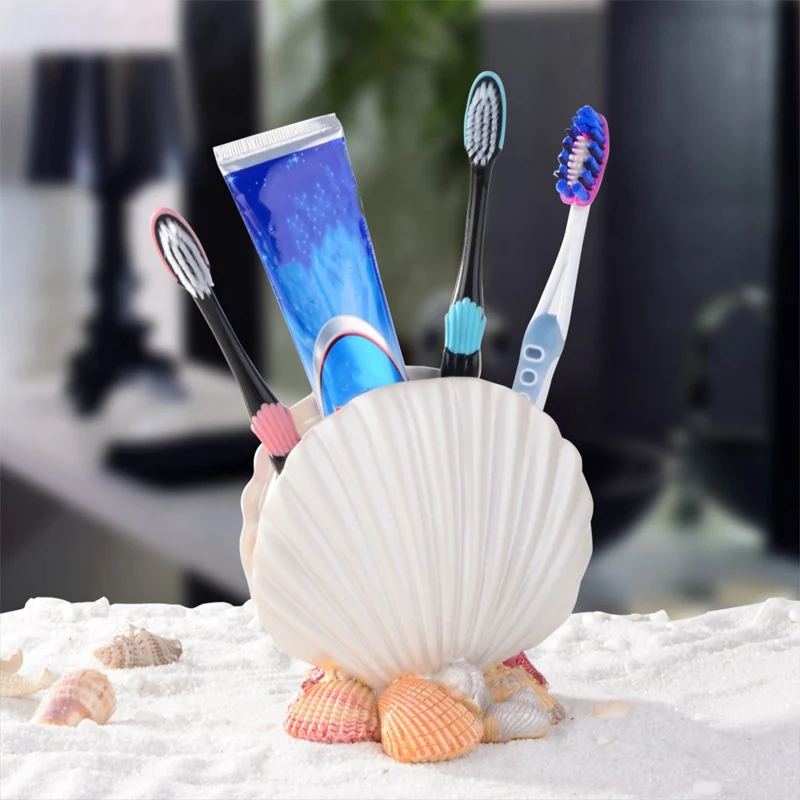

Creative Resin Toothbrush Holder Bathroom Toothpaste Toothbrush Storage Technology Pen Holder Desktop Decoration