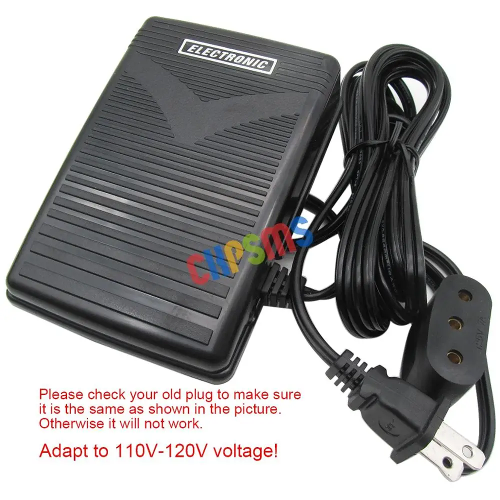 

#FC-123 1PCS Foot Control Pedal With Power Cord fit for Singer Featherweight 15-88,15-90,15-91,15-96