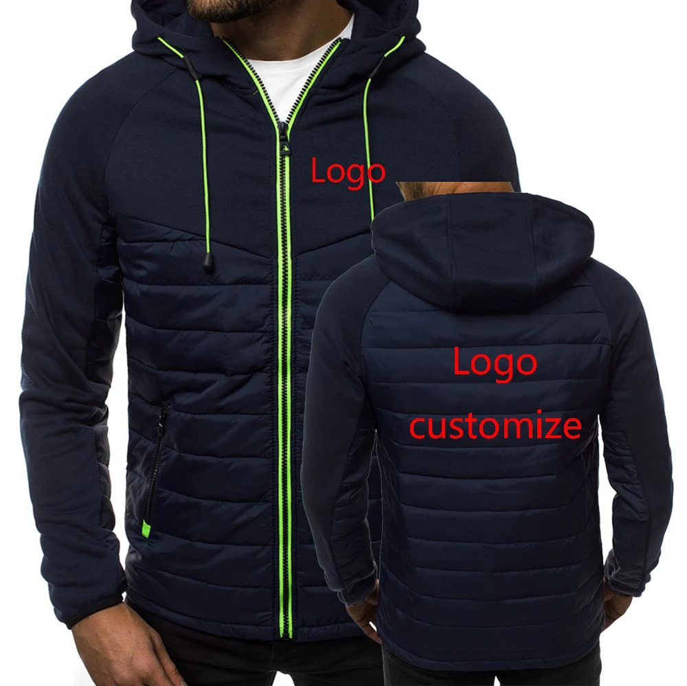 Waterproof Cotton Winter Jacket Men Hoodie