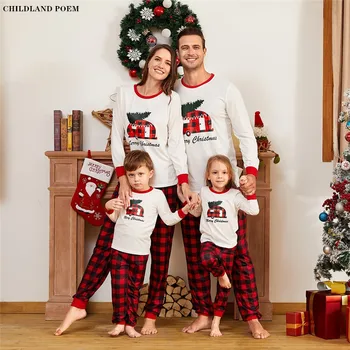 

Family Christmas Pajamas 2020 Xmas Family Matching Pyjamas Set Clothes Mother Daughter Father Kids Baby Nightwear Sleepwear