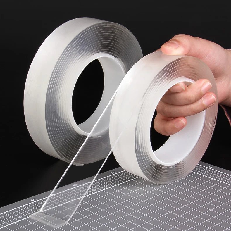 

Ten thousand times nano non-marking double-sided tape can be washed and used repeatedly Strong adhesive double-sided tape