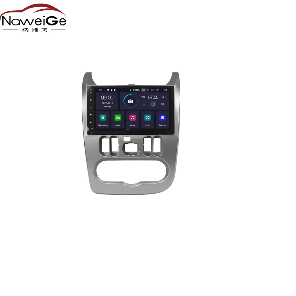 NaweiGe 10 1 дюймов Android Восьмиядерный 9 0 PX5 4 + 32 ГБ Автомобильный dvd для Renault Duster 2012