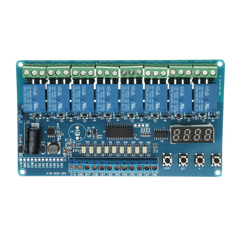 

4/8 Channel Multifunction Time Relay Module Interface Board Module ALI88