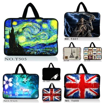 

Van Gogh Neoprene Laptop Bag Tablet Sleeve Pouch Bag For Notebook Computer Bag 10 13.3 15.6 17.3 For Macbook Air Pro T#012