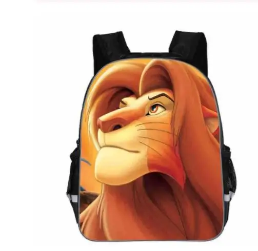 Simba Король Лев школьный рюкзак для детей, мальчиков и девочек мультфильм Король Лев школьные сумки для девочек дошкольников детский сад сумка - Цвет: as pictures