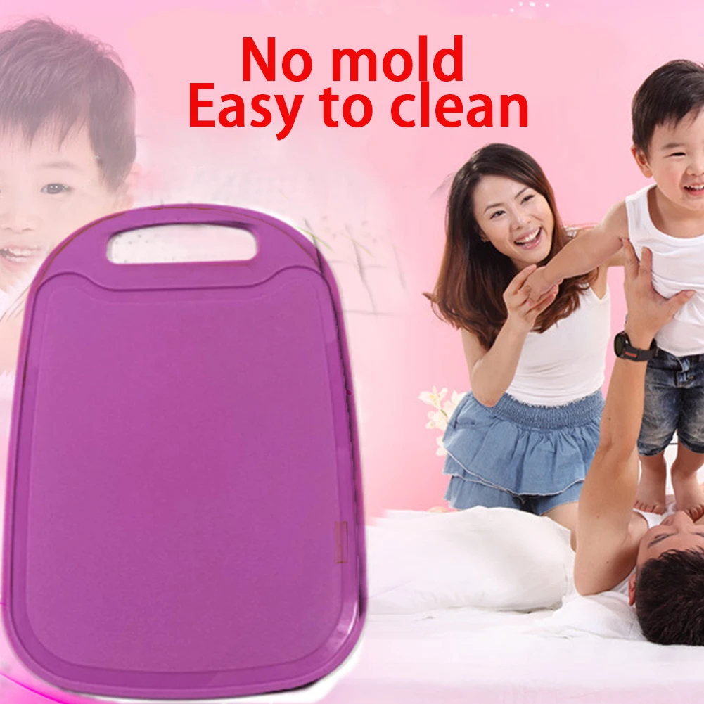 Meat Vegetable Antibacterial Anti-slip Slicing Eco-friendly Chopping Mat Easy Clean Cutting Board Plastic Smelless 3 Colors