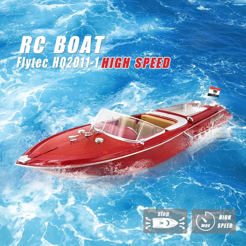 

Flytec HQ2011-1 46CM 27MHZ 4CH 15KM/H High Speed Racing RC Boat Y51E