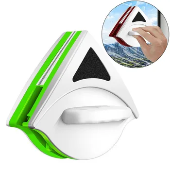 

Magnetic Window Wiper Glass Cleaner Brush Tool Double Side Magnetic Brush Window Glass Brush for Washing Household Cleaning Tool
