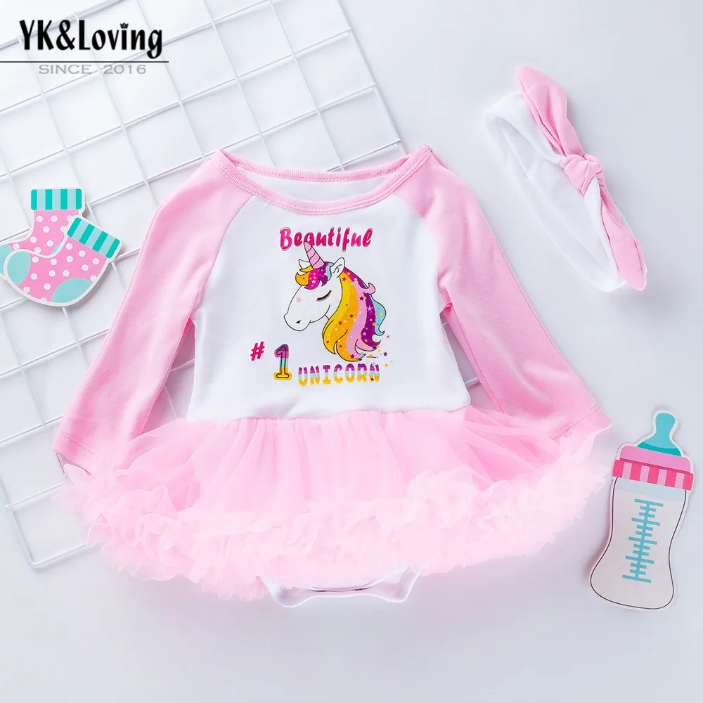 

2019 New Style Pink Long Sleeve BABY'S Gown High Quality Cotton Infants Baby Clothes Childrenswear Spring Women's Soft And Comfo