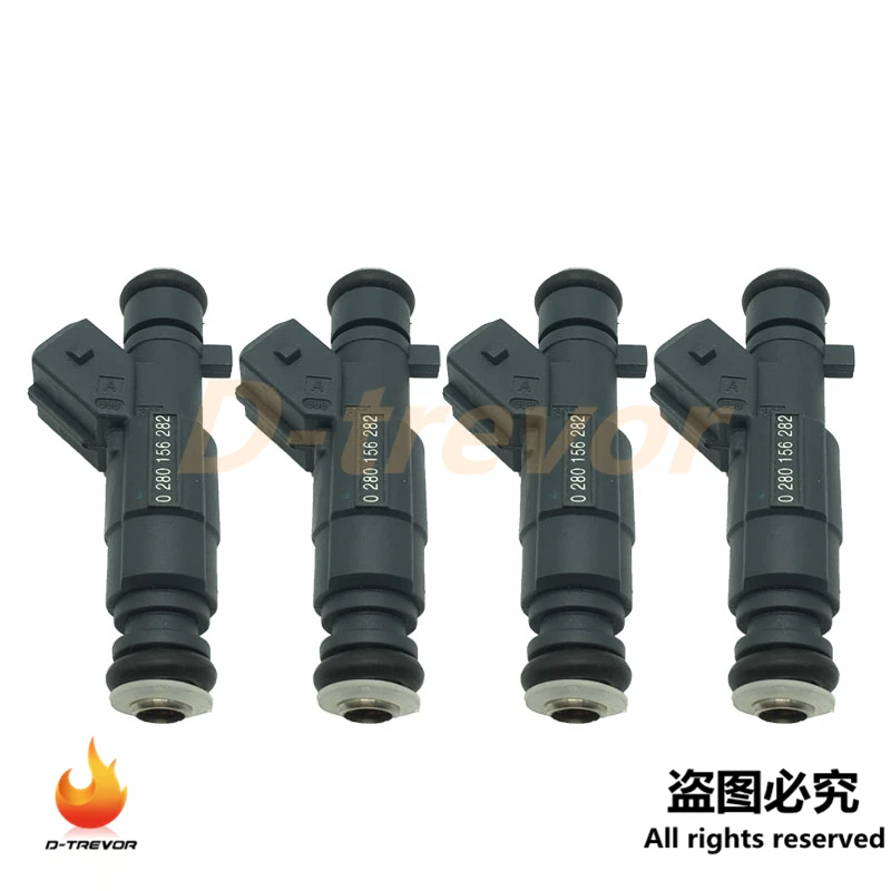 4 шт. OEM 0280156282 Форсунка топливного инжектора для Chery Tiggo / A5 |