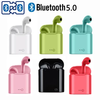 

i7s tws Wireless Headphones Bluetooth 5.0 Earphones sport Earbuds Headset With Mic Charging box Headphones For all phone