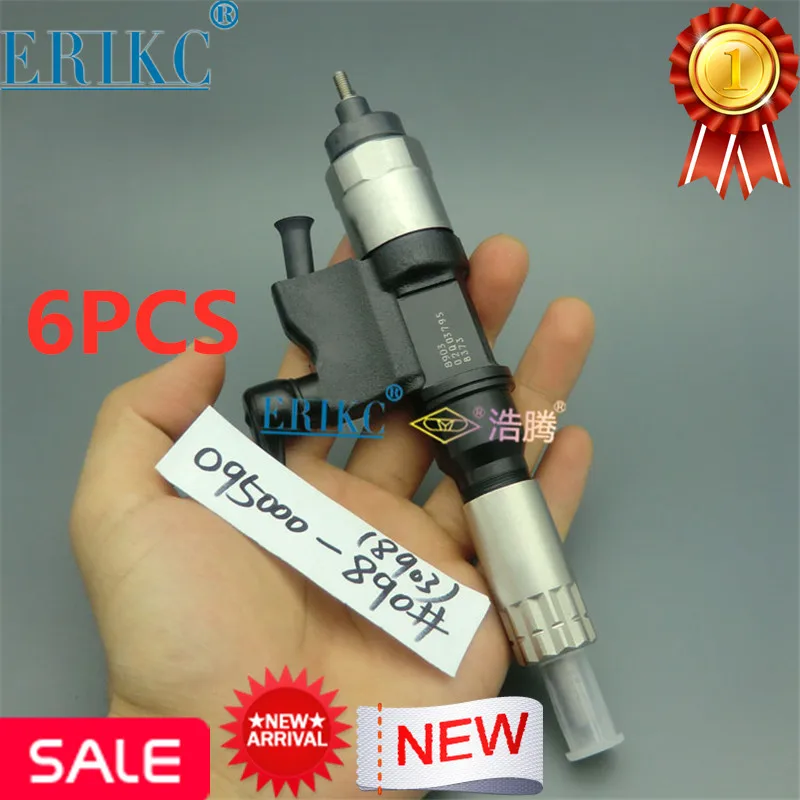 

6PCS Original Diesel Injector Nozzl 9709500-890 095000-8900 095000-8901 095000-8902 095000-8903 095000-8904 for isuzu jcb 4HK