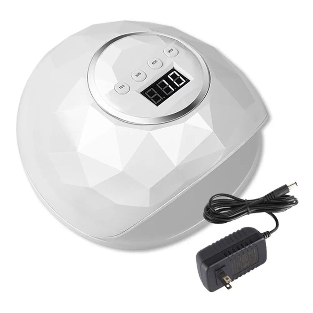F6 78W white US plug Feecy 78 Вт Сушилка для ногтей Светодиодная УФ-лампа для ногтей с 4 таймером установка гель-лака отверждаемая лампа с датчиком профессиональные инструменты для дизайна ногтей - Цвет: F6 78W white US plug