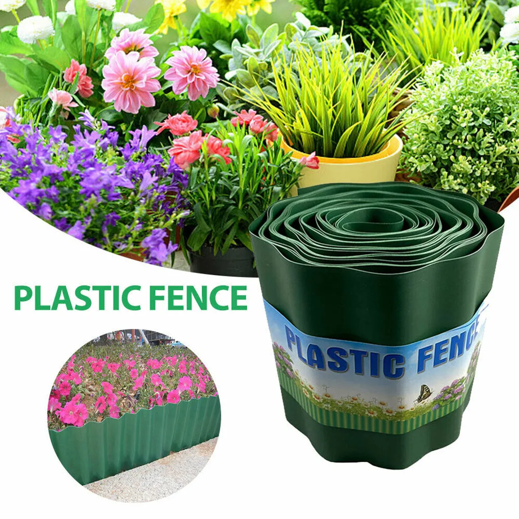 10/15/20CM Plastic Lawn Border Fence Garden Grass Edge Courtyard Durable Easy Installation Decorative | Дом и сад