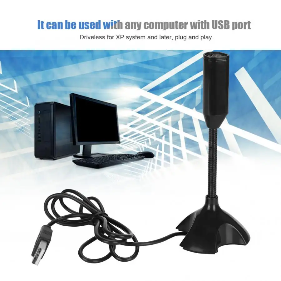 Для Raspberry Pi 2/3 USB подключи и играй компьютерный микрофон Driveless для Win XP и более позднего компьютерного микрофона