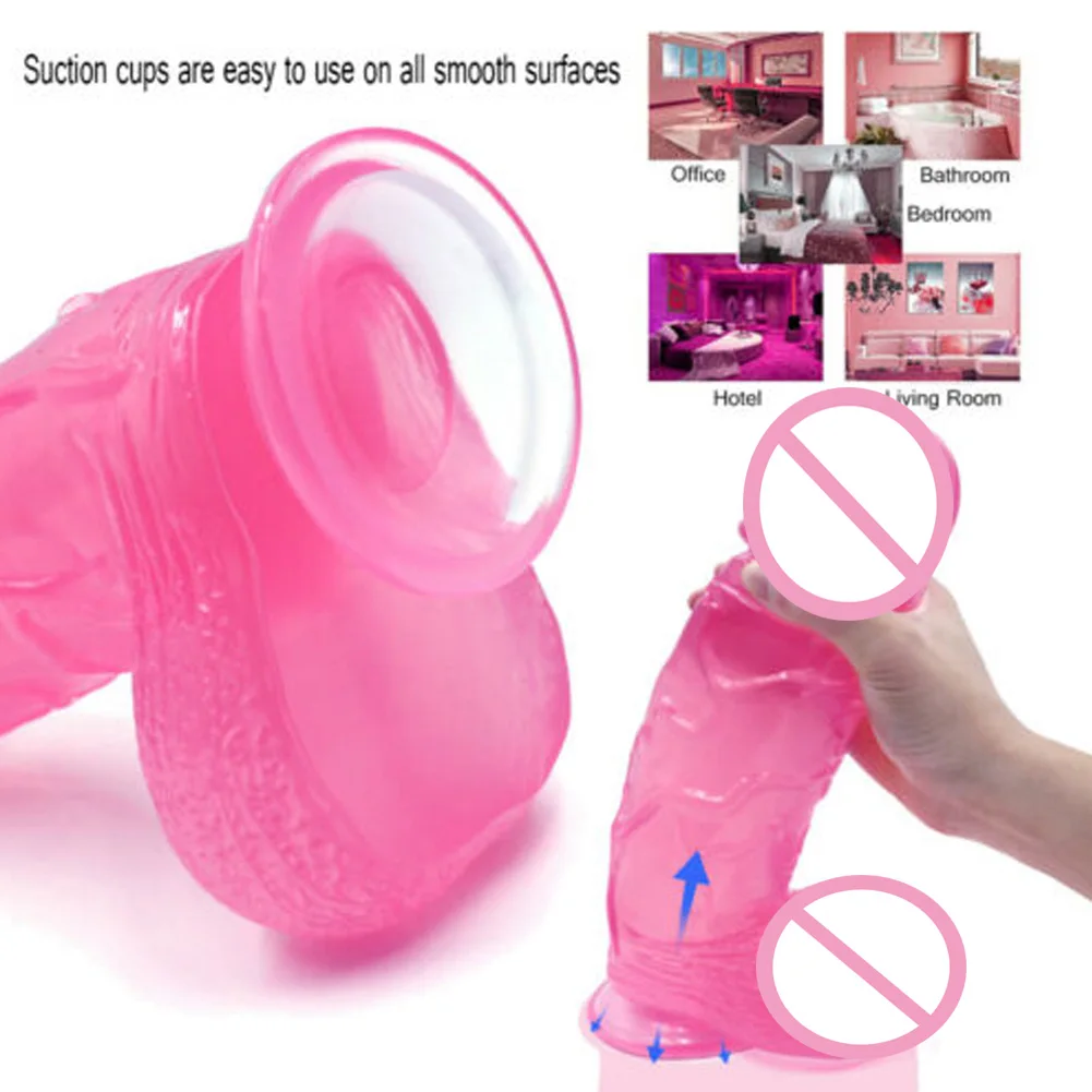 Movconly Realistic Dildo Female Masturbator Big Cock Suction Cup Penis Flexible Sex Dong Movconly Realistic Dildo Female Masturbator Big Cock Suction Cup Penis Flexible Sex Dong