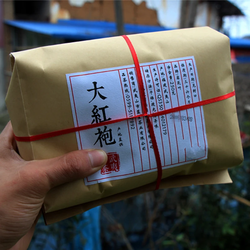 

2019 Chinese Pao Da Hong Tea 500g Big Red Oolong Robe The Original Wuyi Rougui Tea for Health Care Lose Weight