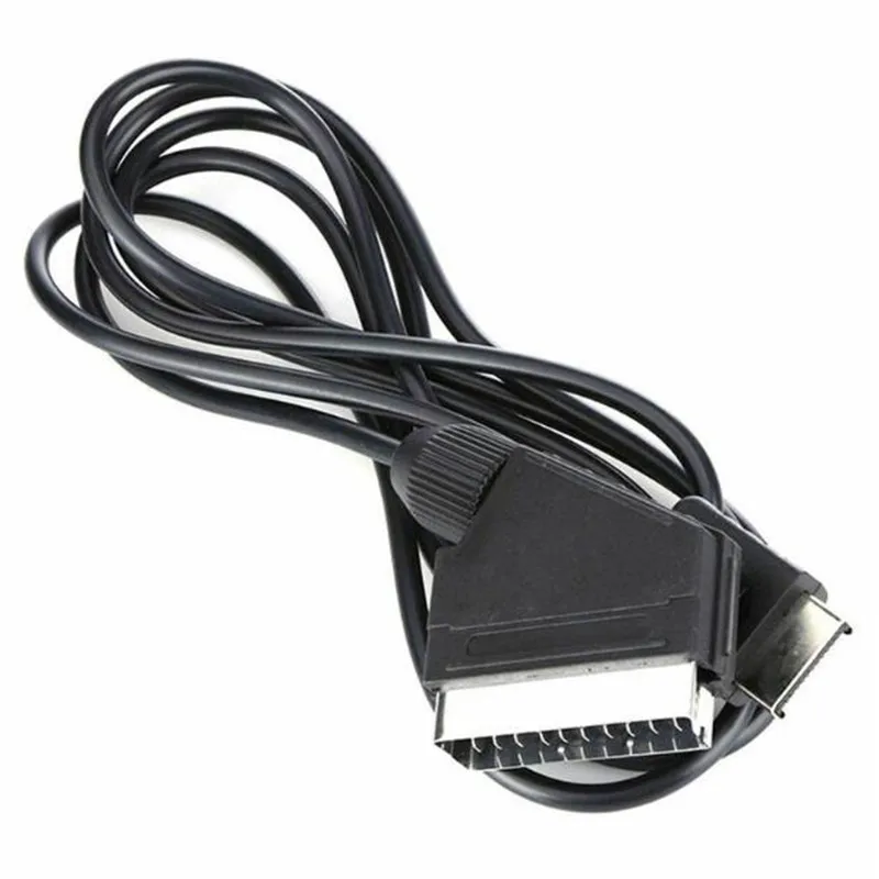 200 шт./лот 1,8 м RGB Scart кабель для sony Playstation PS1 PS2 PS3 tv AV свинцовый сменный Соединительный кабель для PAL/NTSC